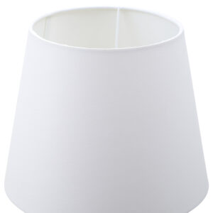Heidy Green Glass Table Lamp With White Shade