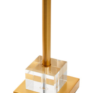 Herta Gold Finish Palm Tree Design Table Lamp