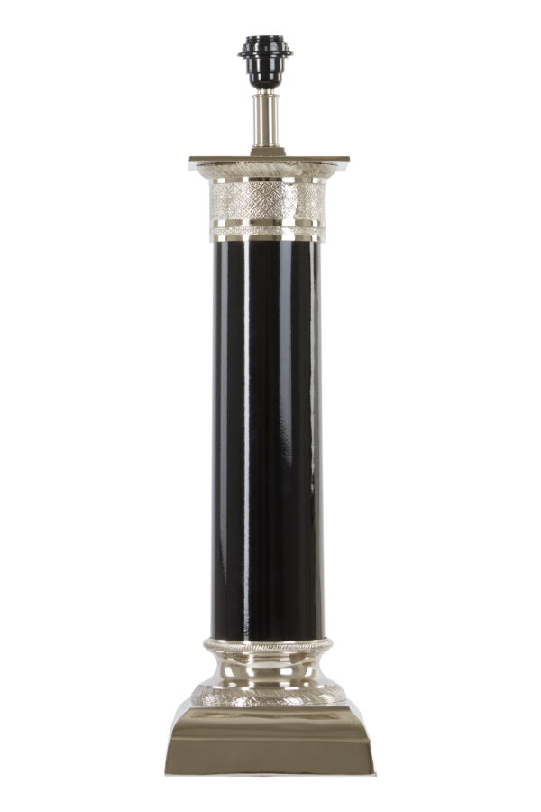 Camron Black and Silver Table Lamp