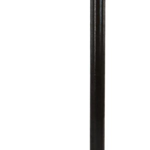 Canon Black Leather Floor Lamp
