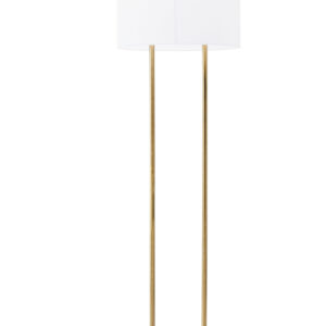 Nolan White and Gold Floor Lamp