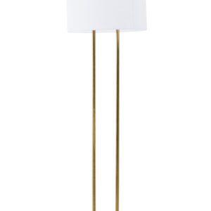 Nolan White and Gold Floor Lamp