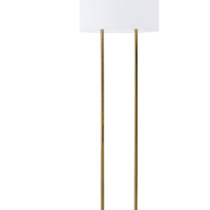 Nolan White and Gold Floor Lamp
