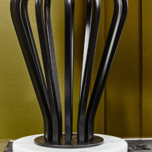 Zada Black And White Table Lamp