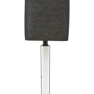 Elvie Black and White Marble Table Lamp