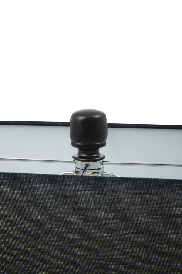 Elvie Black and White Marble Table Lamp