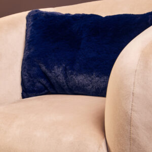 Bosie Lamina Navy Blue Rectangular Cushion