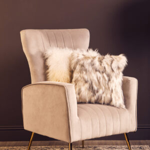 Bosie Lamina Natural Fur Square Fur Cushion