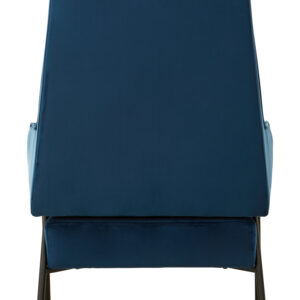 Henia Blue Velvet Chair