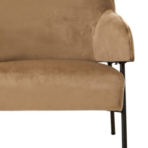 Henia Mink Velvet Chair