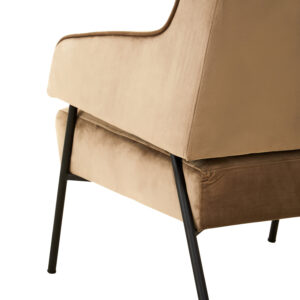 Henia Mink Velvet Chair