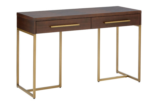 Brando Acacia Wood Effect Console Table with Drawers