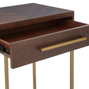 Brando Acacia Wood Effect Console Table with Drawers