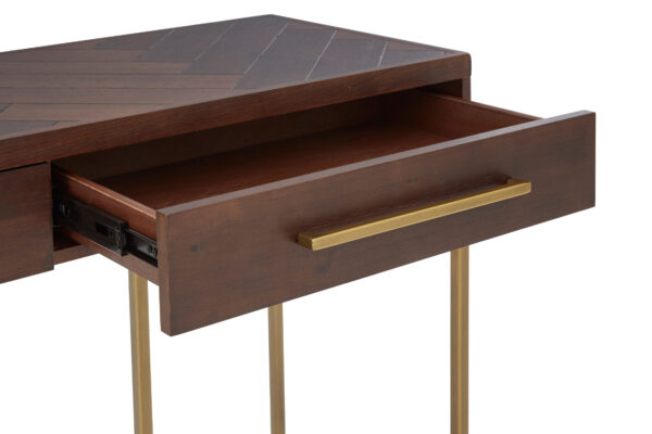 Brando Acacia Wood Effect Console Table with Drawers