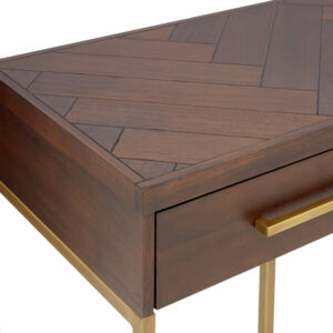 Brando Acacia Wood Effect Console Table with Drawers