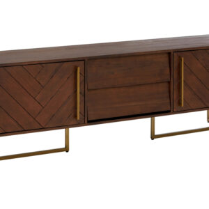 Brando Acacia Wood Effect Media Unit
