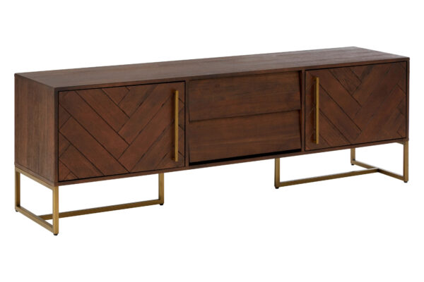 Brando Acacia Wood Effect Media Unit