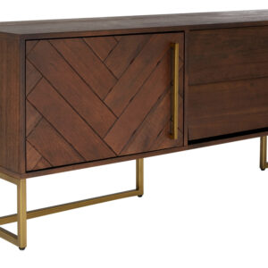 Brando Acacia Wood Effect Media Unit