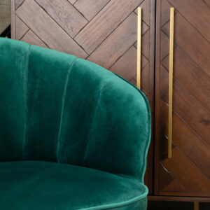Brando Acacia Wood Effect Drinks Cabinet