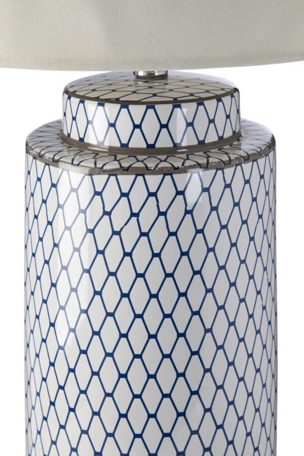 Sorino Ceramic Table Lamp With Cream Shade