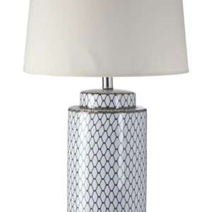 Sorino Ceramic Table Lamp With Cream Shade
