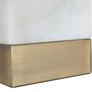 Sorado White Marble Accent Lamp