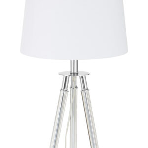 Halia Chrome Finish Tripod Table Lamp