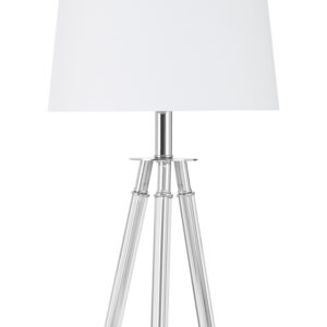 Halia Chrome Finish Tripod Table Lamp