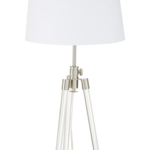 Halia Nickel Finish Tripod Table Lamp