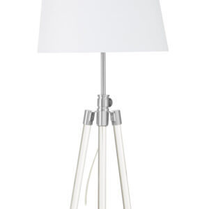 Halia Nickel Finish Tripod Table Lamp