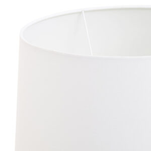 Helvetia Clear Crystal Table Lamp With Chrome Base
