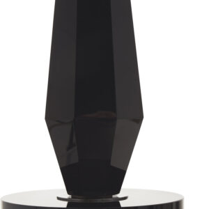 Hexum Black Crystal Glass Table Lamp