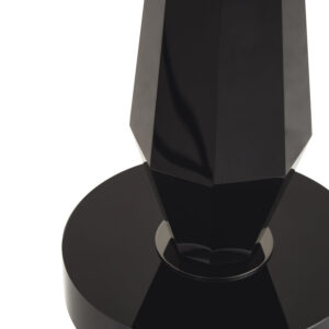 Hexum Black Crystal Glass Table Lamp