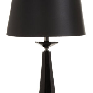 Hexum Black Crystal Glass Table Lamp