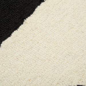 Bosie Milana Small Black and White Geometric Rug
