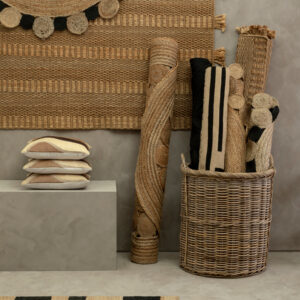 Bosie Demir Large Natural And Black Jute Rug