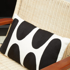 Bosie Ozella Monochrome Rectangular Cushion