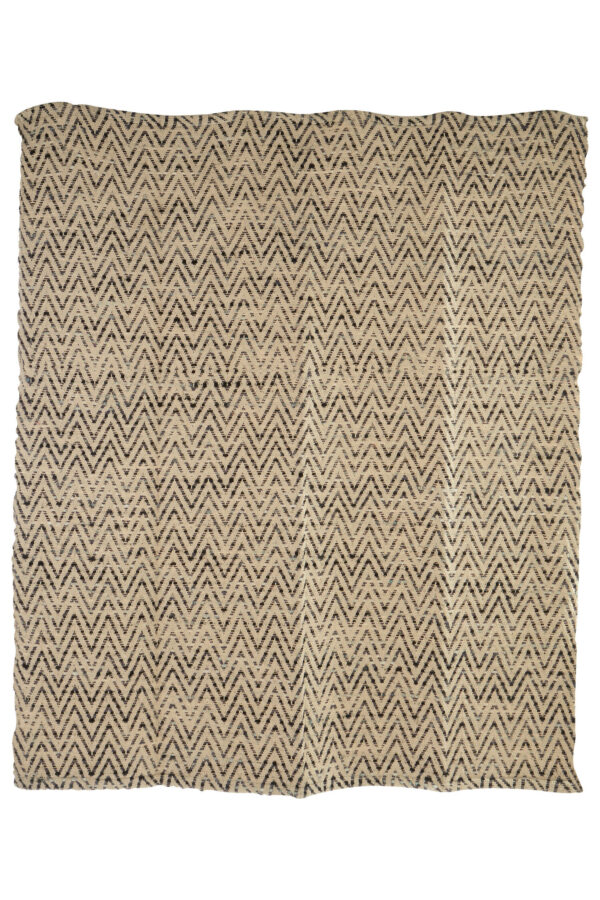 Bosie Chevron Beige and Grey Woven Throw