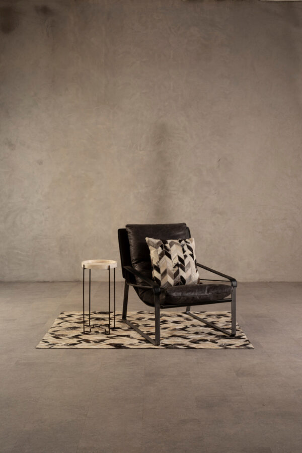 Hoxton Dark Brown Leather Lounge Chair