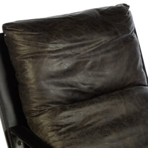 Hoxton Dark Brown Leather Lounge Chair