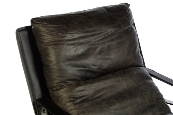 Hoxton Dark Brown Leather Lounge Chair