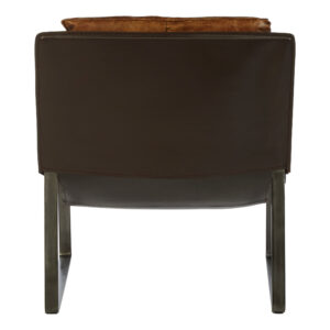 Hoxton Light Brown Leather Lounge Chair