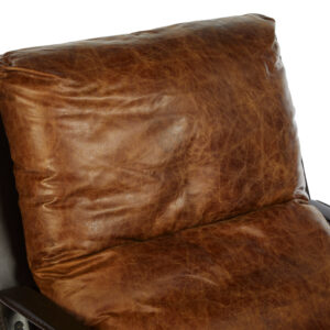 Hoxton Light Brown Leather Lounge Chair