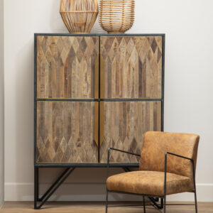 Hoxton Brown Leather Lounge Chair