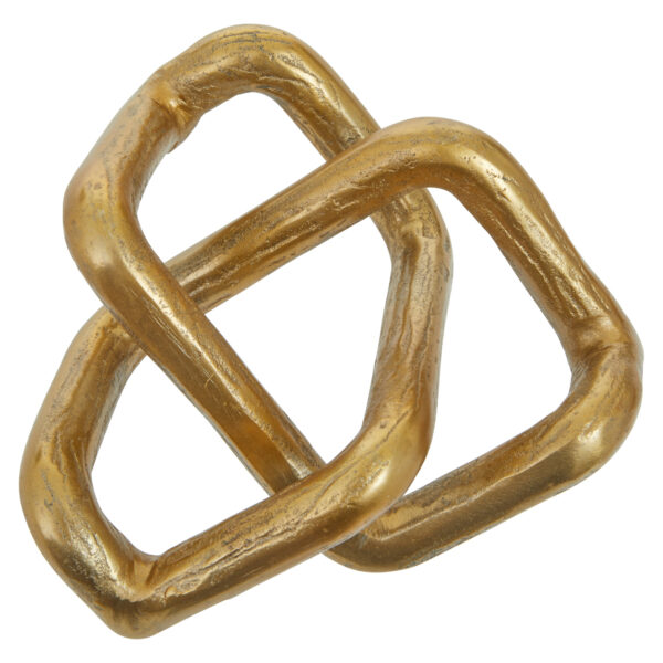 Bosie Kensington Townhouse Rough Gold Sculpture
