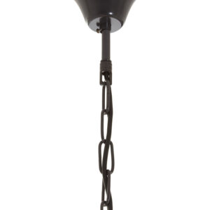 Hampstead Black Finish Large Pendant Light With Hints of Gold