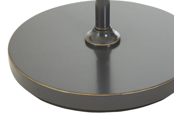 Hampstead Black Finish Floor Lamp With Gauze Shade