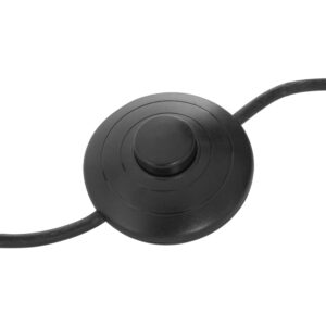 Hampstead Black Finish Floor Lamp With Gauze Shade
