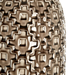 Udele Table Lamp With Brown Linen Shade