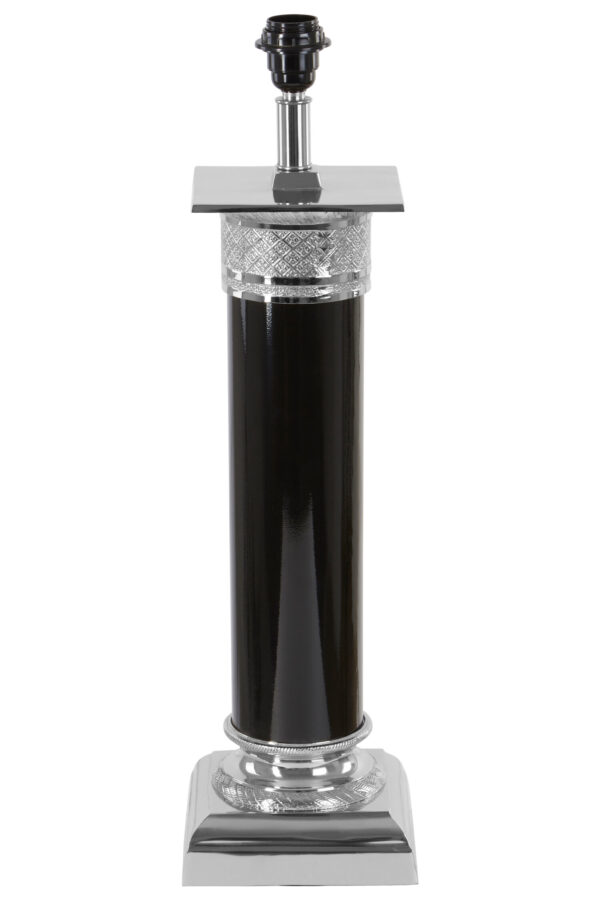 Camron Black and Silver Table Lamp